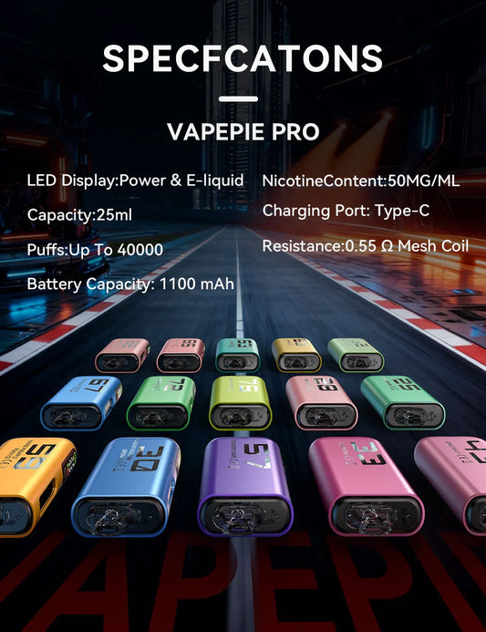 LEMON LIME-Vapepie PRO 40000 Puffs