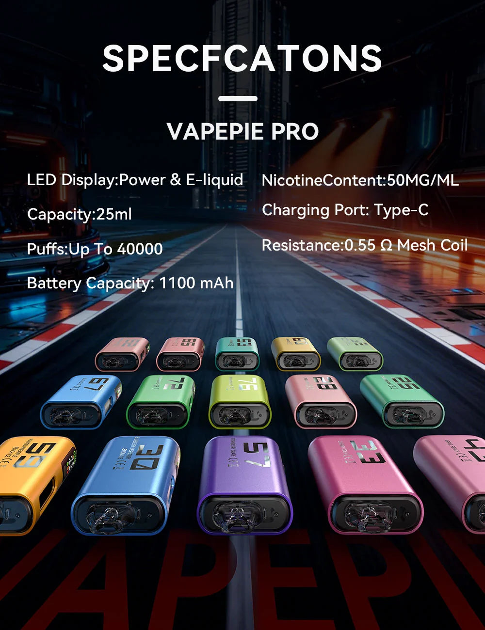 PINK LEMONADE-Vapepie PRO 40000 Puffs